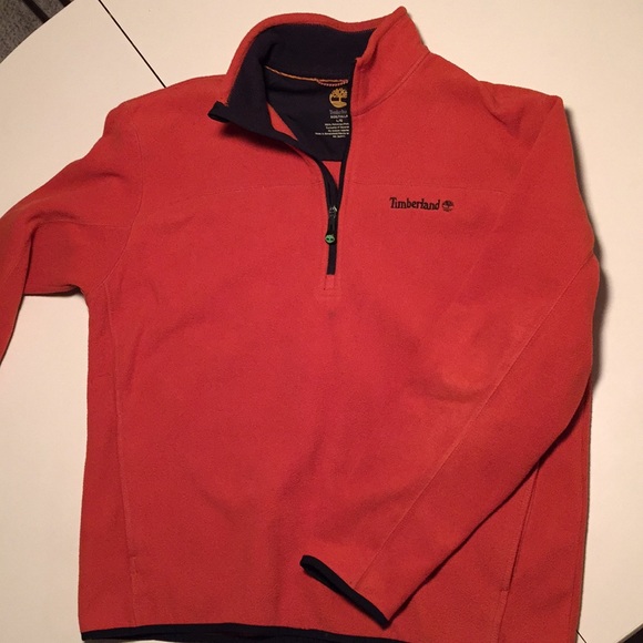 timberland quarter zip fleece